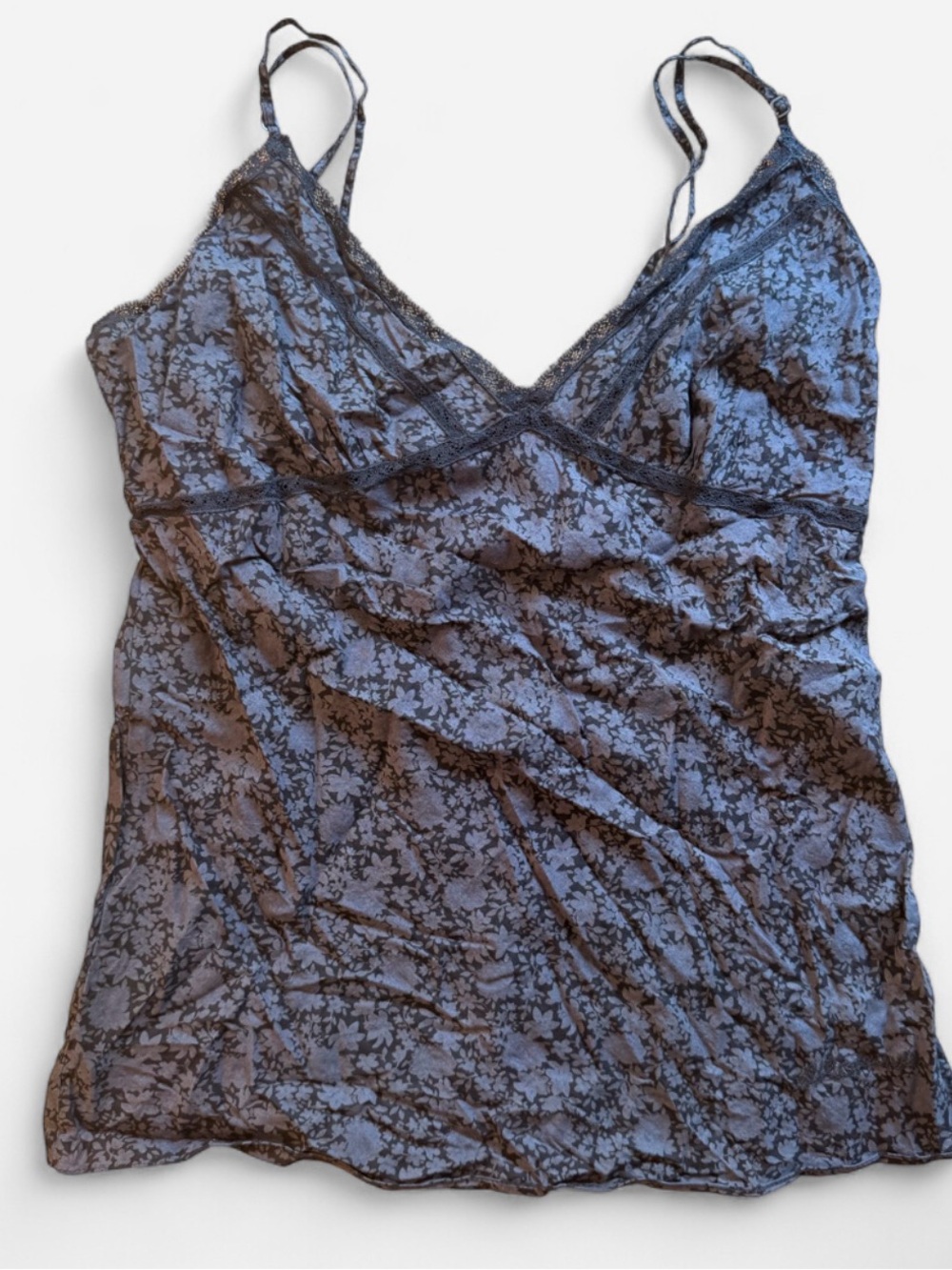 AllSaints Y2K Floral Lace Cami Top Size 10